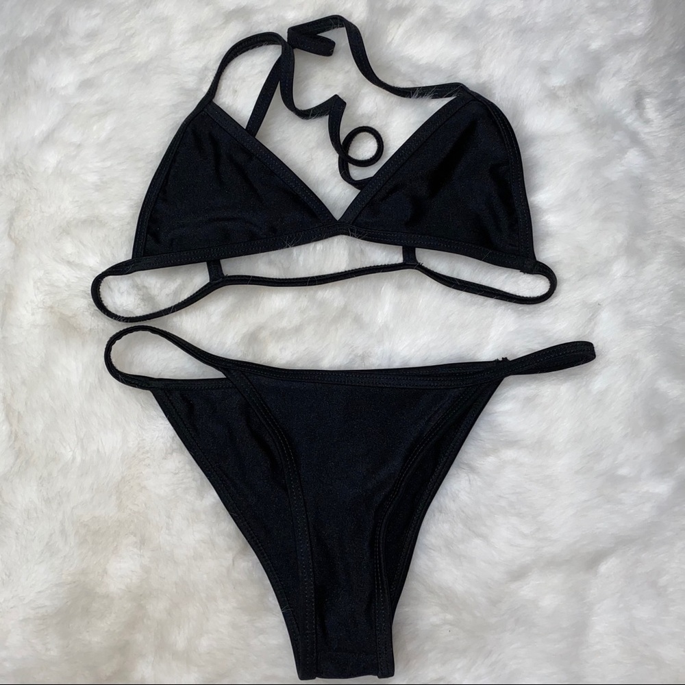 Black micro bikini